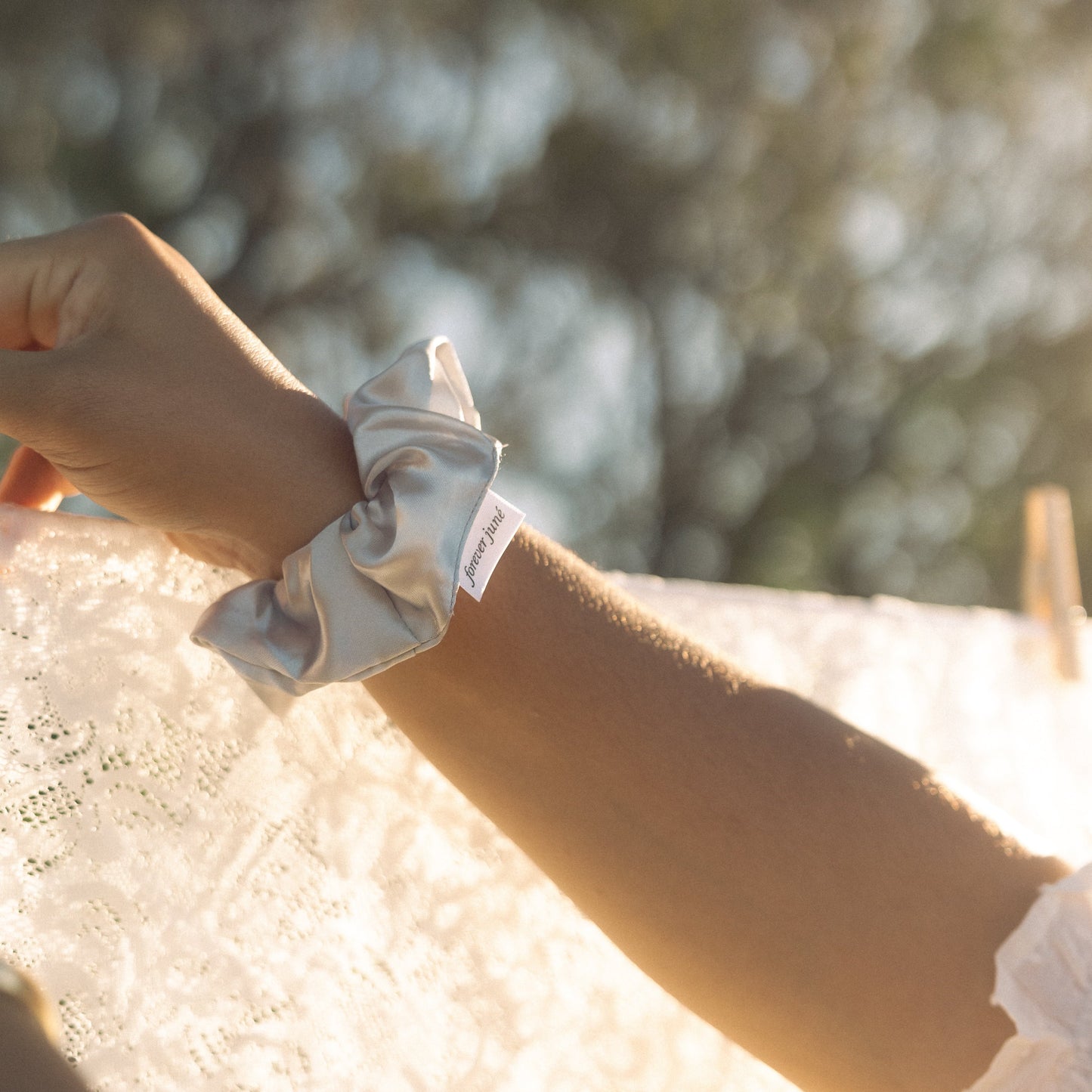 Forever Scrunchie - Silvery